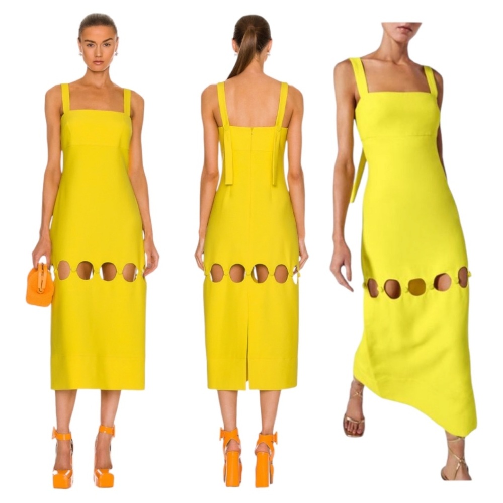 Yellow linen Antonio Melani dress- only worn once